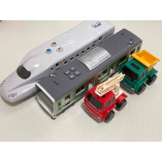 サウンドトレイン　東海道新幹線　電車　おもちゃ　4点セット(電車のおもちゃ/車)