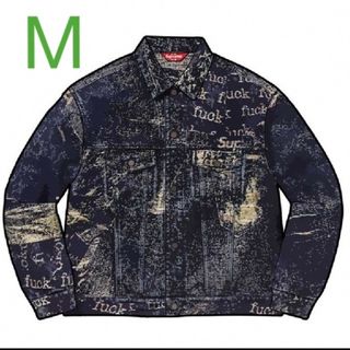 シュプリーム(Supreme)のArchive Denim Jacquard Trucker Jacket(Gジャン/デニムジャケット)