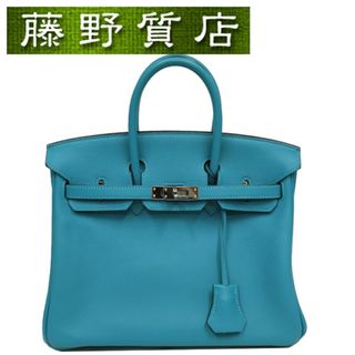 エルメス(Hermes)のエルメス HERMES バーキン25 BIRKIN スイフト ブルー系 シルバー金具 □R刻印 2014年 8049(ハンドバッグ)