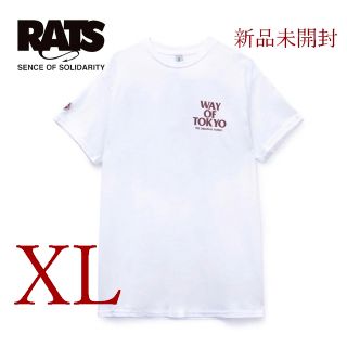 ラッツ(RATS)のRATS WAY OF TOKYO SS White×Burgundy ラッツ(Tシャツ/カットソー(半袖/袖なし))