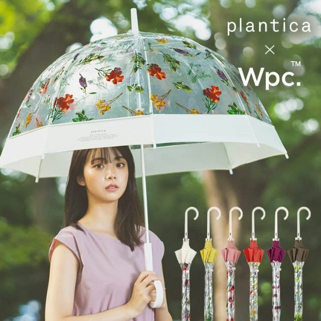 色: オフ】202Wpc. ビニール傘 plantica×Wpc. フラワーアの通販 by ラ ...