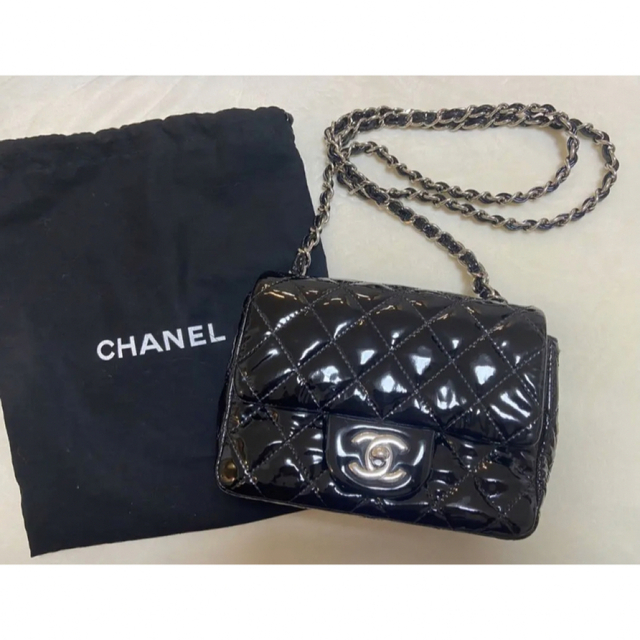 開店記念セール!】 CHANEL - 美品 CHANEL ミニマトラッセ パテント