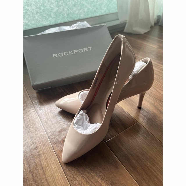 ROCKPORT WOMEN プレーンパンプス　パテント 7.5（24.5cm）シンセティックソール