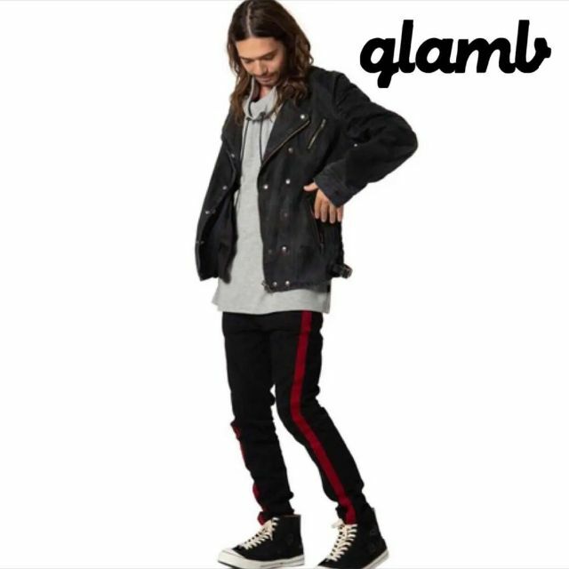 glamb(グラム)のglamb グラム Jam denim riders GB0418/JKT04 メンズのジャケット/アウター(ライダースジャケット)の商品写真