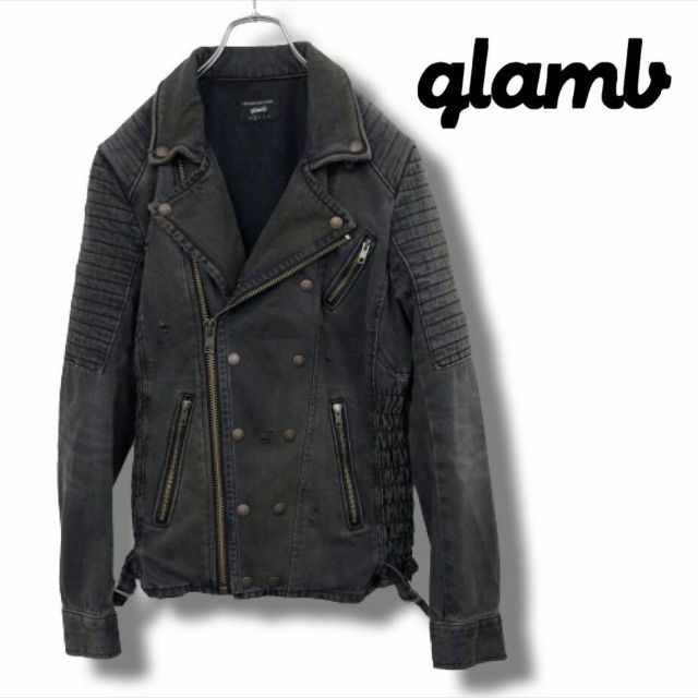 glamb(グラム)のglamb グラム Jam denim riders GB0418/JKT04 メンズのジャケット/アウター(ライダースジャケット)の商品写真