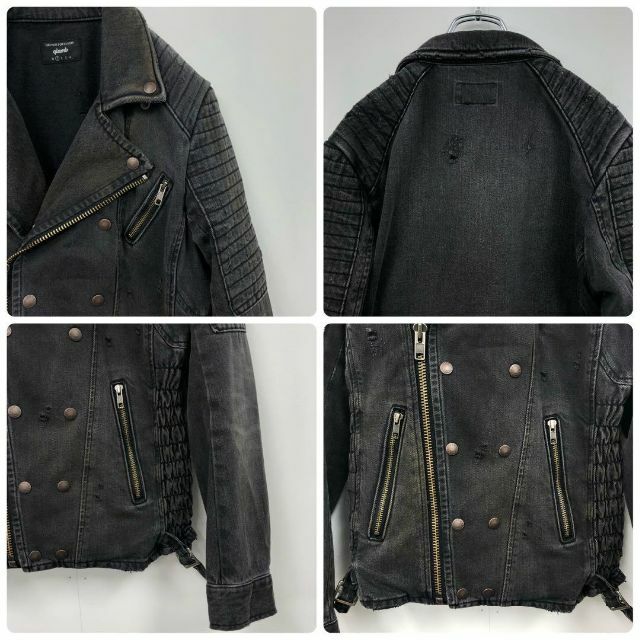 glamb(グラム)のglamb グラム Jam denim riders GB0418/JKT04 メンズのジャケット/アウター(ライダースジャケット)の商品写真