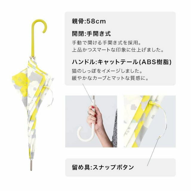 【色: ネイビー(限定色)】Wpc. 雨傘 ピオニ ネイビー 58cm レディー 1