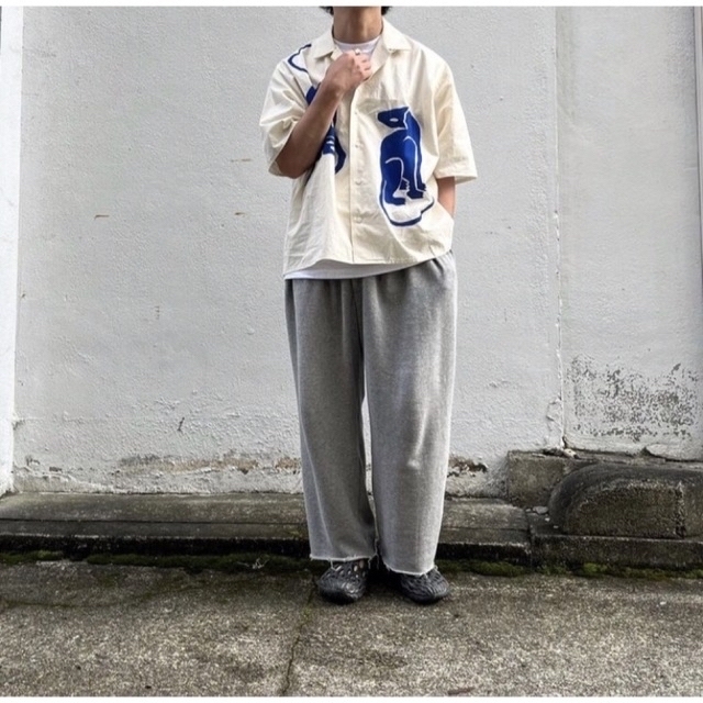 海外 Sillage loop wheel baggy trousers スウェット その他