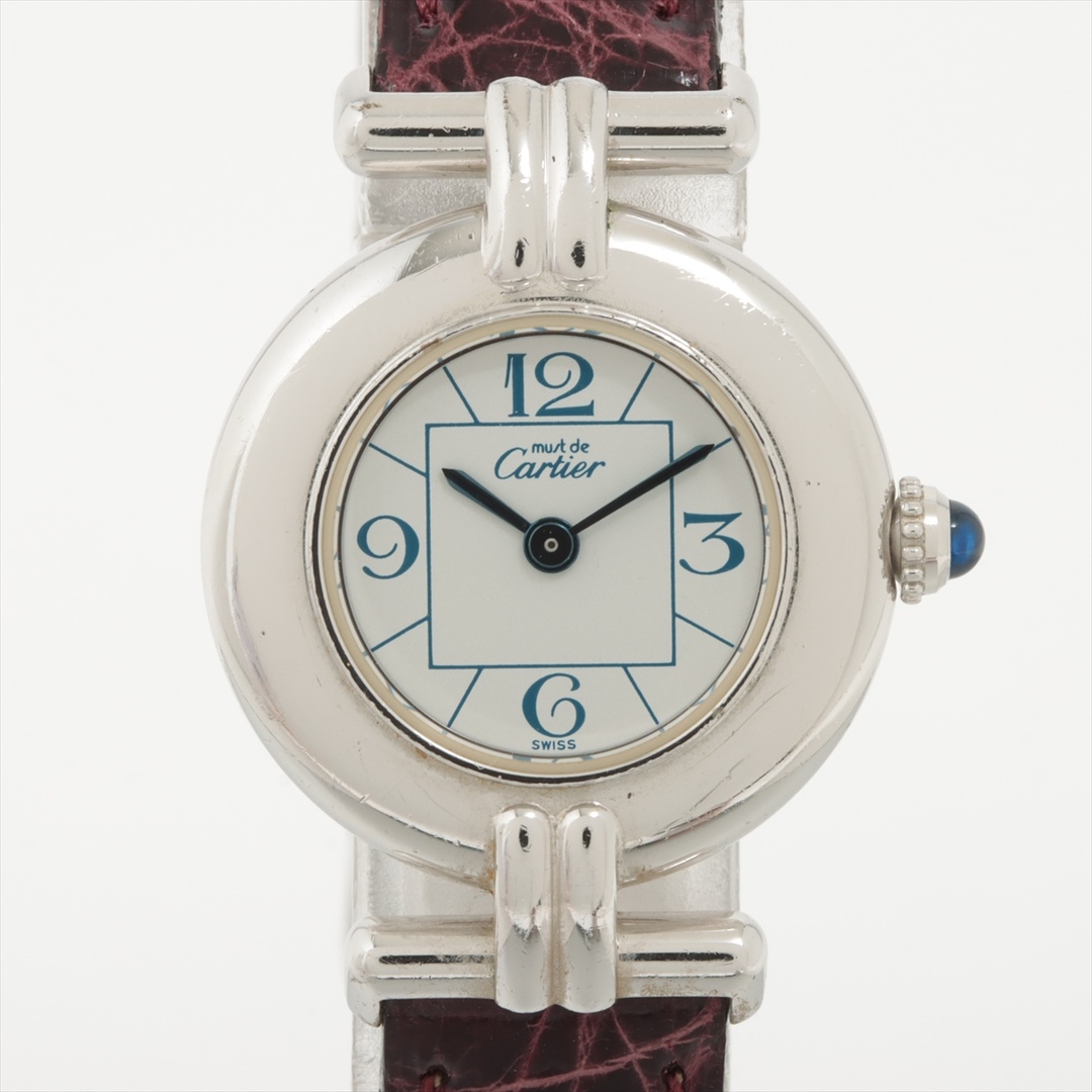 カルティエ マストコリゼ 925×革   レディース 腕時計