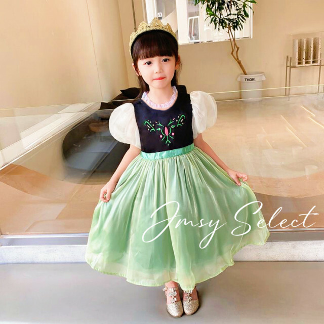 Disney - 120cm☆半袖アナドレス アナ雪 プリンセスドレス ディズニー