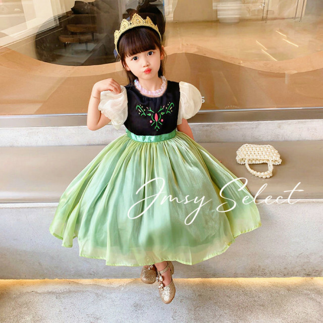 Disney - 120cm☆半袖アナドレス アナ雪 プリンセスドレス ディズニー