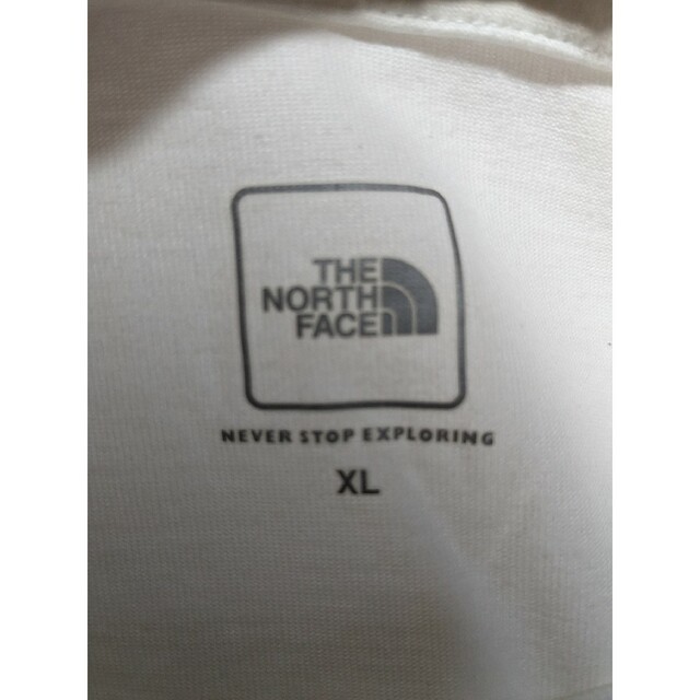 THE NORTH FACE(ザノースフェイス)のノースフェイス パネル ボーダー T レディース XLサイズ ホワイト系 A レディースのトップス(Tシャツ(半袖/袖なし))の商品写真