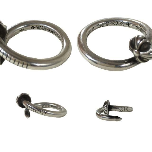 Chrome Hearts(クロムハーツ)のクロムハーツ CHROME HEARTS リング ネイルリング クロスボール ～14号 NAIL CRSBALL RING CROSS BALL シルバー 指輪【A0】 メンズのアクセサリー(リング(指輪))の商品写真