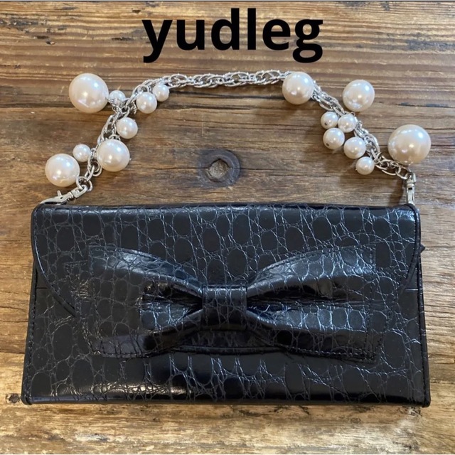 yudleg  ユードレッグ ウォレットバッグ　美品　黒