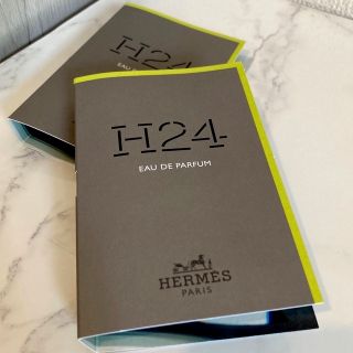 エルメス(Hermes)のHERMES 【H24】EAU DE TOILETTE 2ML 2個セット(香水(男性用))