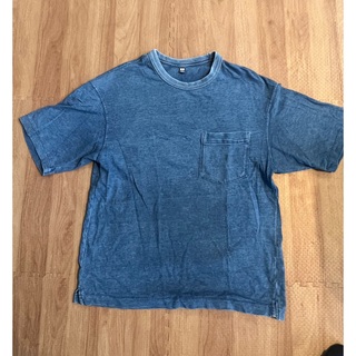 ユニクロ(UNIQLO)のユニクロ　インディコ　クルーネックTシャツ(Tシャツ/カットソー(半袖/袖なし))