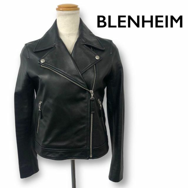 BLENHEIM ブレンヘイム ラムレザーライダースジャケット XS ブラック ...