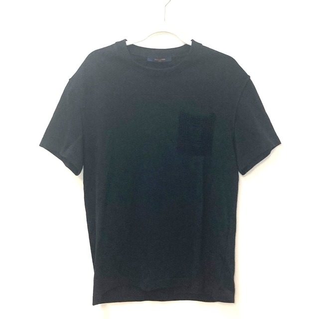 ルイヴィトン LOUIS VUITTON ハードクロッチLVポルカドット 22SS メッシュ アパレル トップス 半袖Ｔシャツ コットン ブラック