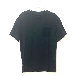 ルイヴィトン(LOUIS VUITTON)のルイヴィトン LOUIS VUITTON ハードクロッチLVポルカドット 22SS メッシュ アパレル トップス 半袖Ｔシャツ コットン ブラック(Tシャツ/カットソー(半袖/袖なし))