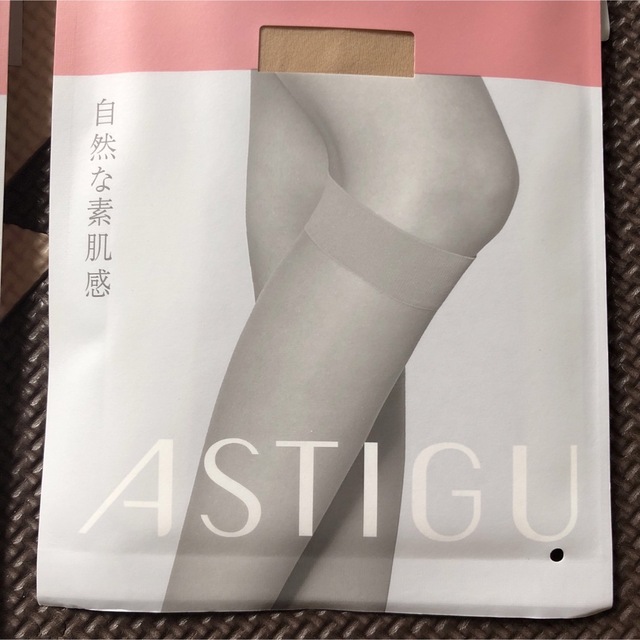 Atsugi(アツギ)のATSUGI アツギ  アスティーグ 【肌】 ひざ下ストッキング　9足 レディースのレッグウェア(タイツ/ストッキング)の商品写真