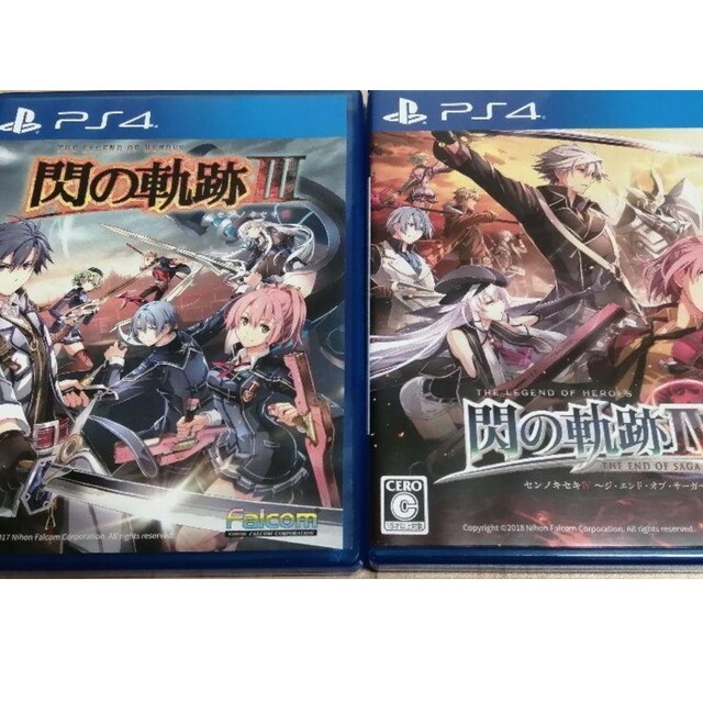 英雄伝説 閃の軌跡 Ⅲ IV 2枚セット エンタメ/ホビーのゲームソフト/ゲーム機本体(家庭用ゲームソフト)の商品写真