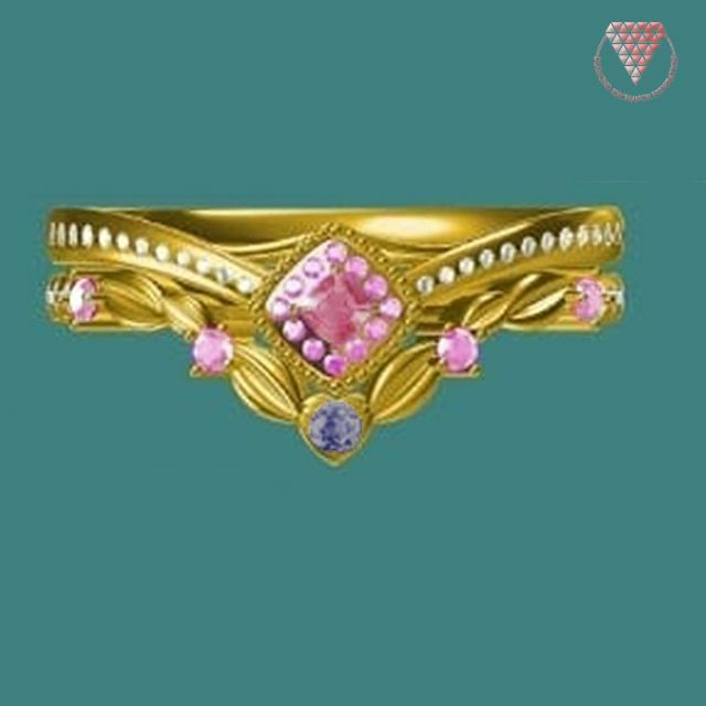 0.085 ct F. D. Pink SI2 天然 ピンク ダイヤモンド レディースのアクセサリー(リング(指輪))の商品写真
