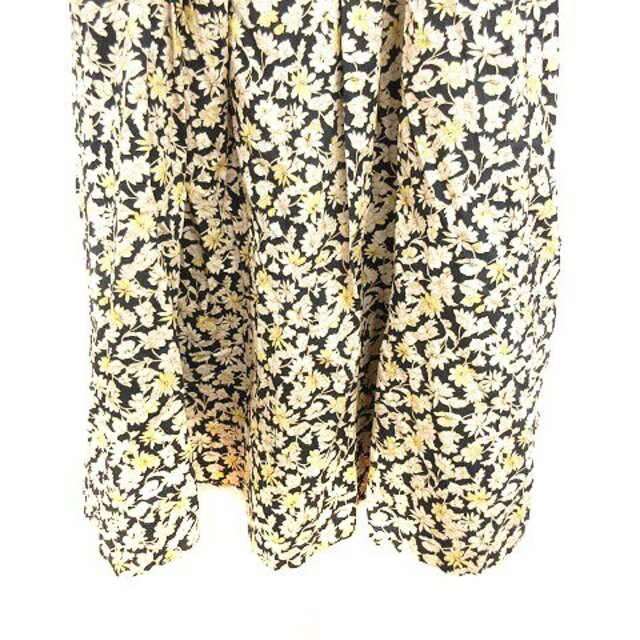 EMMAJAMES(エマジェイム)のエマジェイムス スカート フレア ロング 花柄 67 黒  レディースのスカート(ロングスカート)の商品写真
