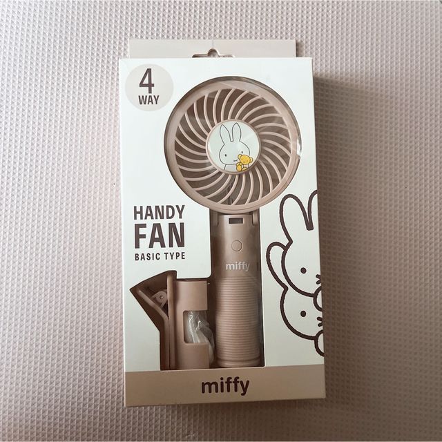 miffy(ミッフィー)のミッフィー　ハンディーファン エンタメ/ホビーのおもちゃ/ぬいぐるみ(キャラクターグッズ)の商品写真