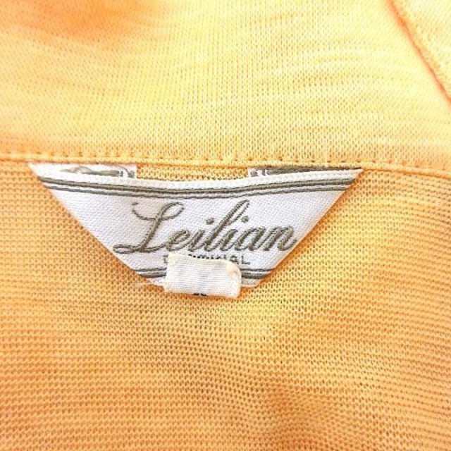 leilian(レリアン)のレリアン ポロシャツ 五分袖 ドロップショルダー 切替 変形デザイン 麻 9 レディースのトップス(ポロシャツ)の商品写真