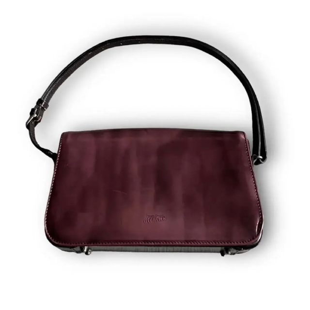 Jean-Paul GAULTIER - jean paul gaultier 90s marble-leatherbagの