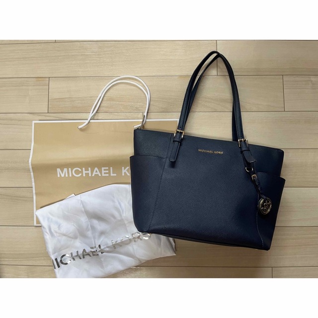 Michael Kors - MICHAEL KORS トートバッグ ネイビー マイケルコースの