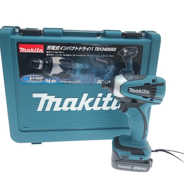 Makita MAKITA マキタ 工具 電動工具 インパクトドライバー 14.4V TD134DSHXの通販 by  なんでもリサイクルビッグバンラクマ店's shop｜マキタならラクマ