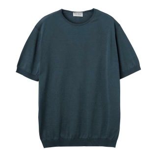 ジョンスメドレー(JOHN SMEDLEY)のJOHN SMEDLEY ジョンスメドレー クルーネック半袖ニット/BELDEN シーアイランドコットン 30ゲージ STANDARD FIT メンズ GRANITE(Tシャツ/カットソー(半袖/袖なし))