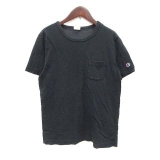 チャンピオン(Champion)のチャンピオン Tシャツ カットソー 半袖 クルーネック M 黒 ブラック(Tシャツ(半袖/袖なし))