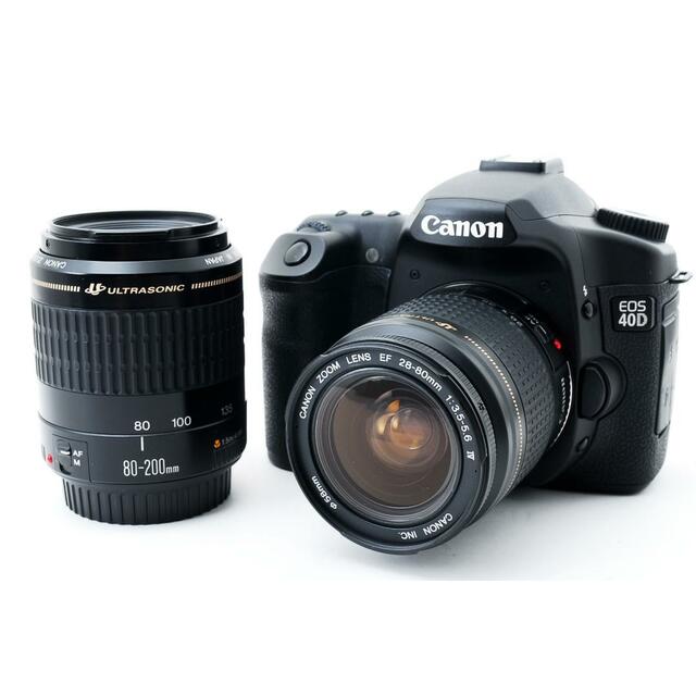 CanonEOS40D 標準レンズ・バッテリー・充電器付き