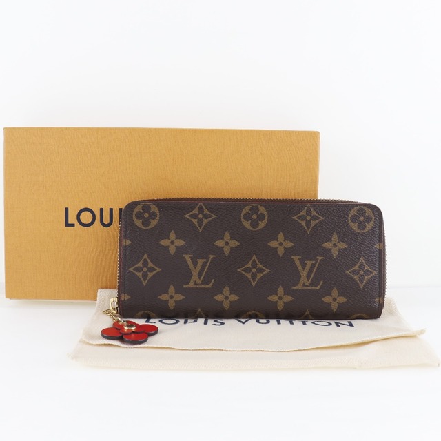 LOUIS VUITTON ポルトフォイユクレマンス フラワーチャーム