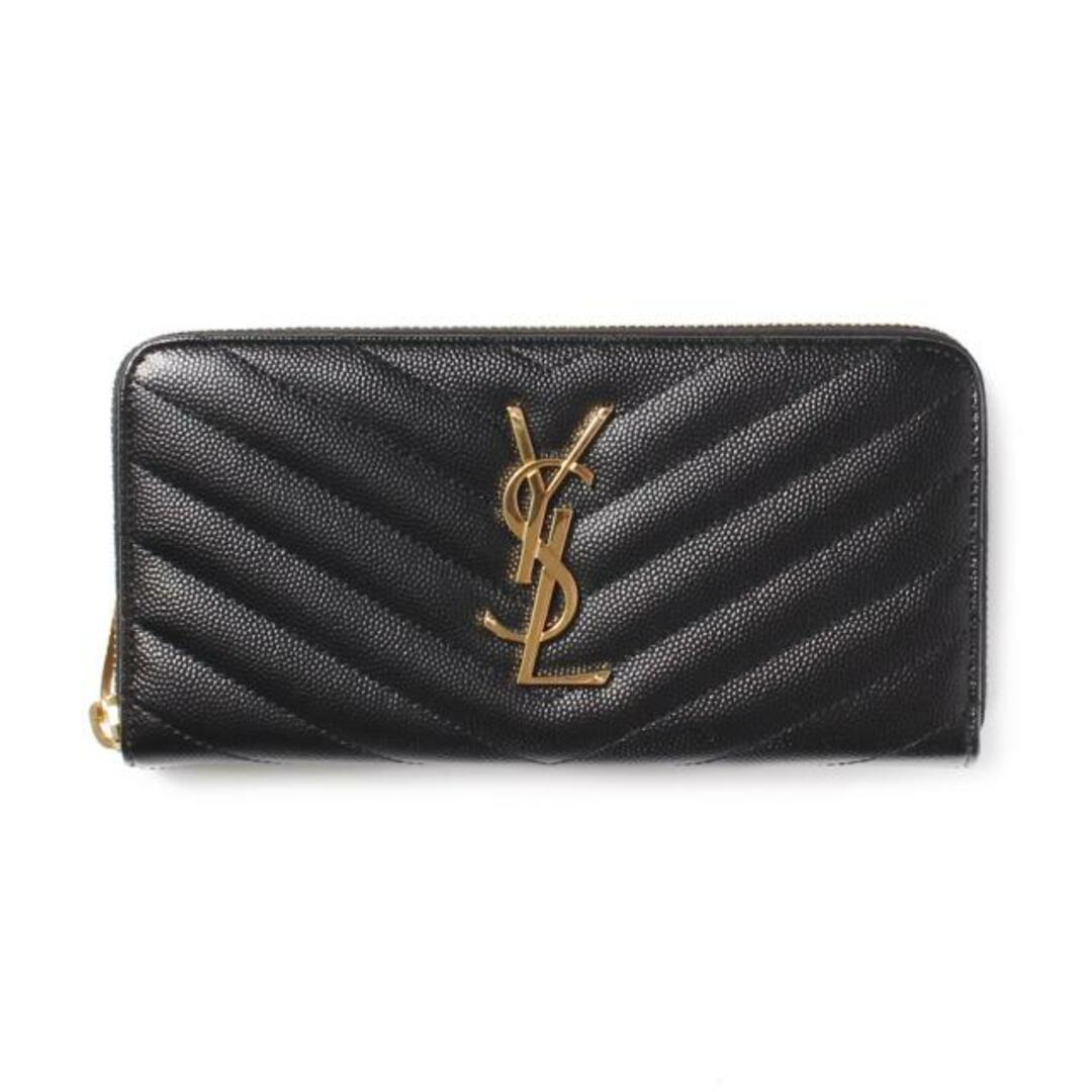 【新品未使用】 サンローラン パリ SAINT LAURENT PARIS 長財布 レザー ブラック 358094BOW011000