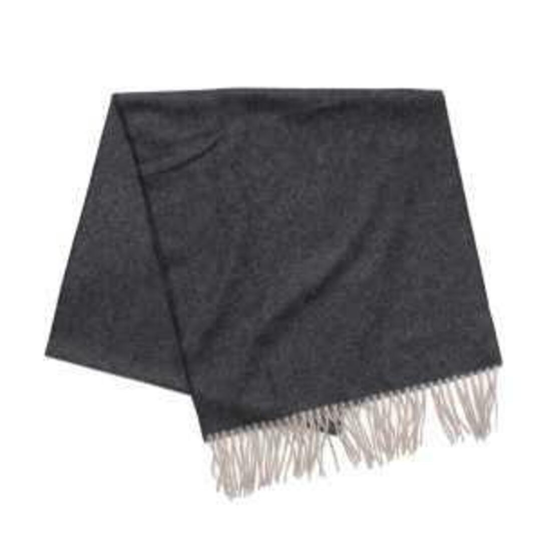 【新品未使用】 GIORGIO ARMANI ジョルジオ アルマーニ マフラー スカーフ ダークグレー SCARF 745008-0A137