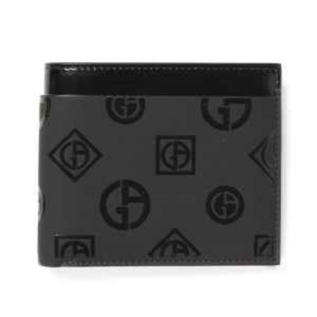 【新品未使用】 GIORGIO ARMANI ジョルジオ アルマーニ カードケース ブラック 総柄 CARD HOLDER Y2R616-YSX1E