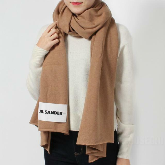 【新品未使用】 JIL SANDER ジルサンダー ストール マフラー ベージュ ECO CASHMERE SCARF J40TE0005-J13204