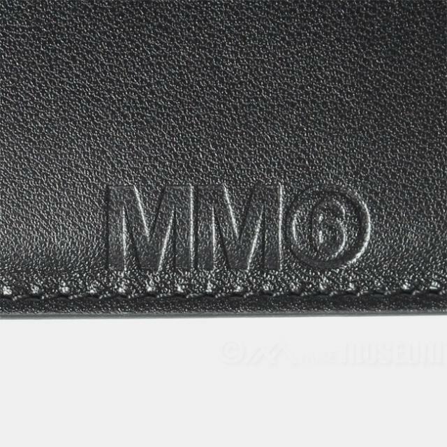 【新品未使用】 エムエム6 メゾンマルジェラ MM6 Maison Margiela カードホルダー パスケース レザー BLACK ブラック S54UI0129-P4535