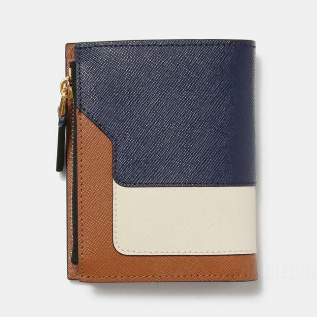 【新品未使用】 MARNI マルニ 財布 二つ折り財布 BILLFOLD W/ZIP PURSE PFMO0054U1LV520