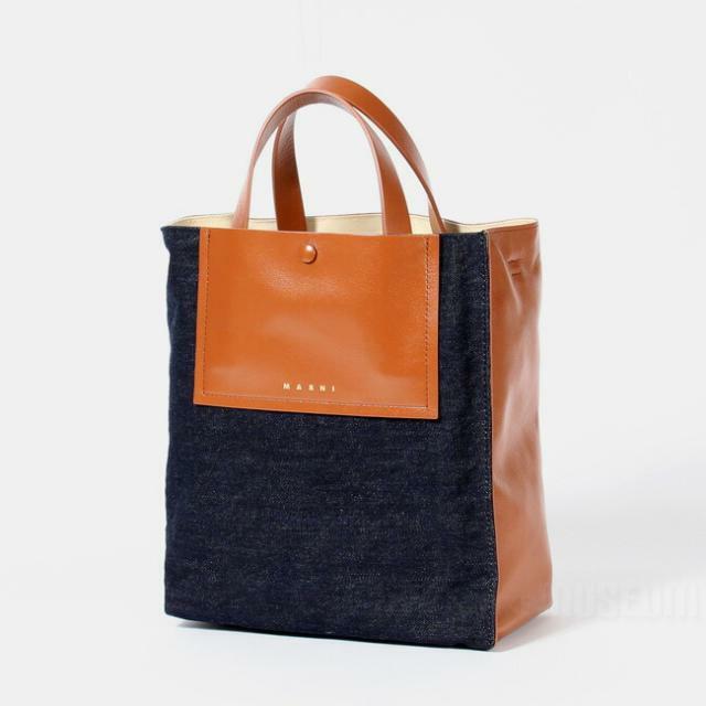 【新品未使用】 MARNI マルニ ハンドバッグ ショルダーバッグ ハンドバッグ コットン MUSEO SMALL W/POCKET SHMP0070Q1P4891