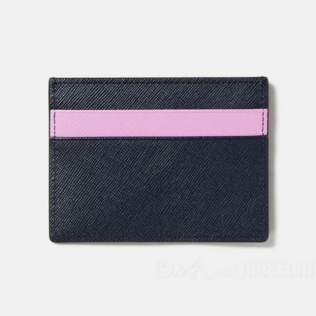 【新品未使用】 MARNI マルニ カードホルダー レザー BLUBLACK/PINK CANDY PFMI0002L4LV520