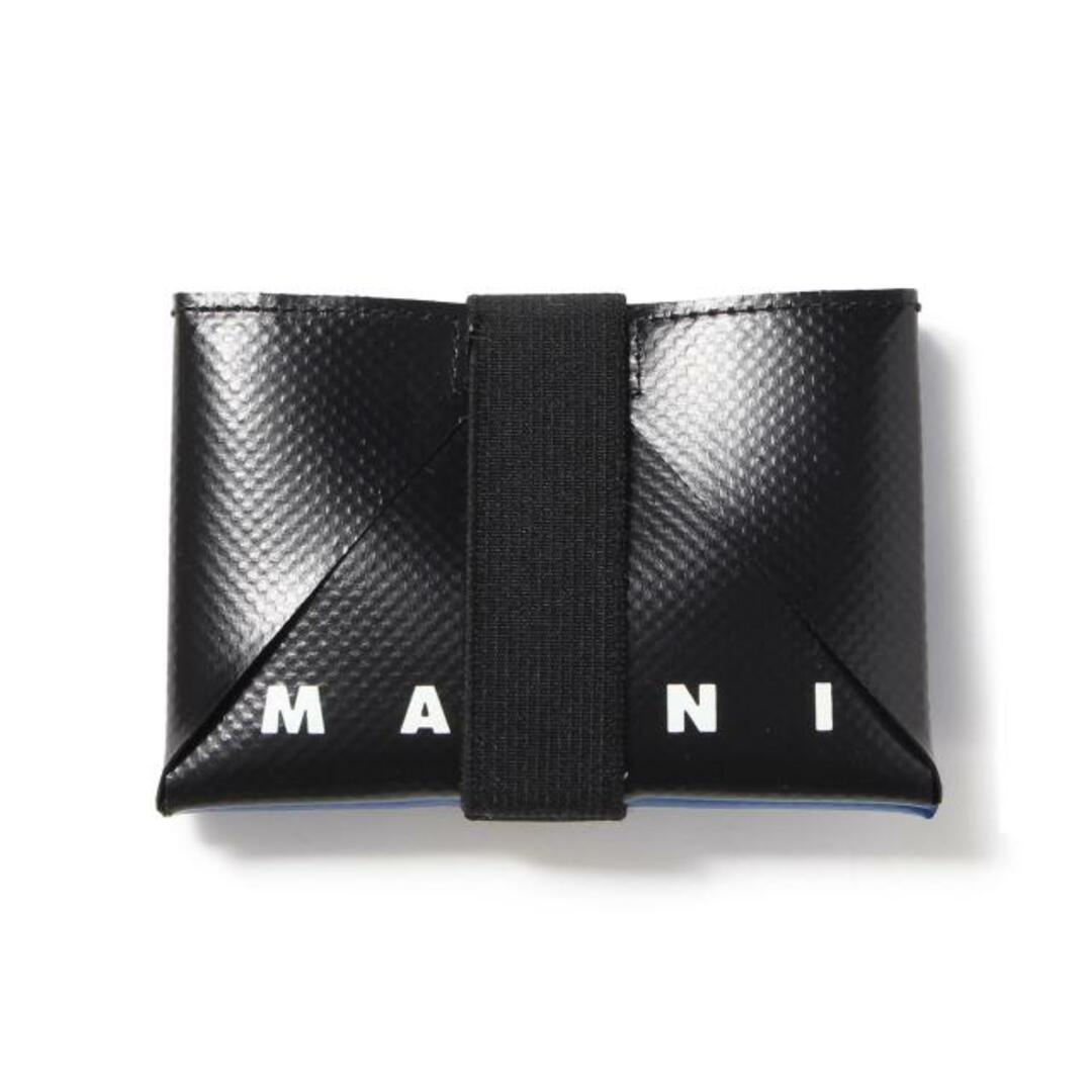 【新品未使用】 MARNI マルニ カードホルダー ポリエステル BLACK/ROYAL PFMI0008U0P3572