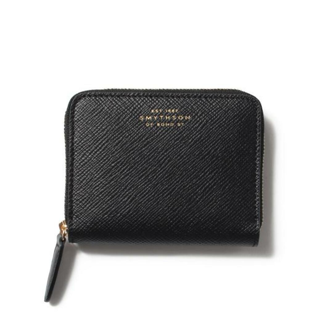 【新品未使用】 SMYTHSON スマイソン 財布 コインケース PANAMA SMALL ZIP AROUND PURSE レザー ブラック  1029533 | フリマアプリ ラクマ