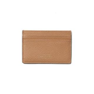 【新品未使用】 スマイソン SMYTHSON カードホルダー カードケース PANAMA FLAT CARD HOLDER WITH CLIP レザー CHAMPAGNE 1200912