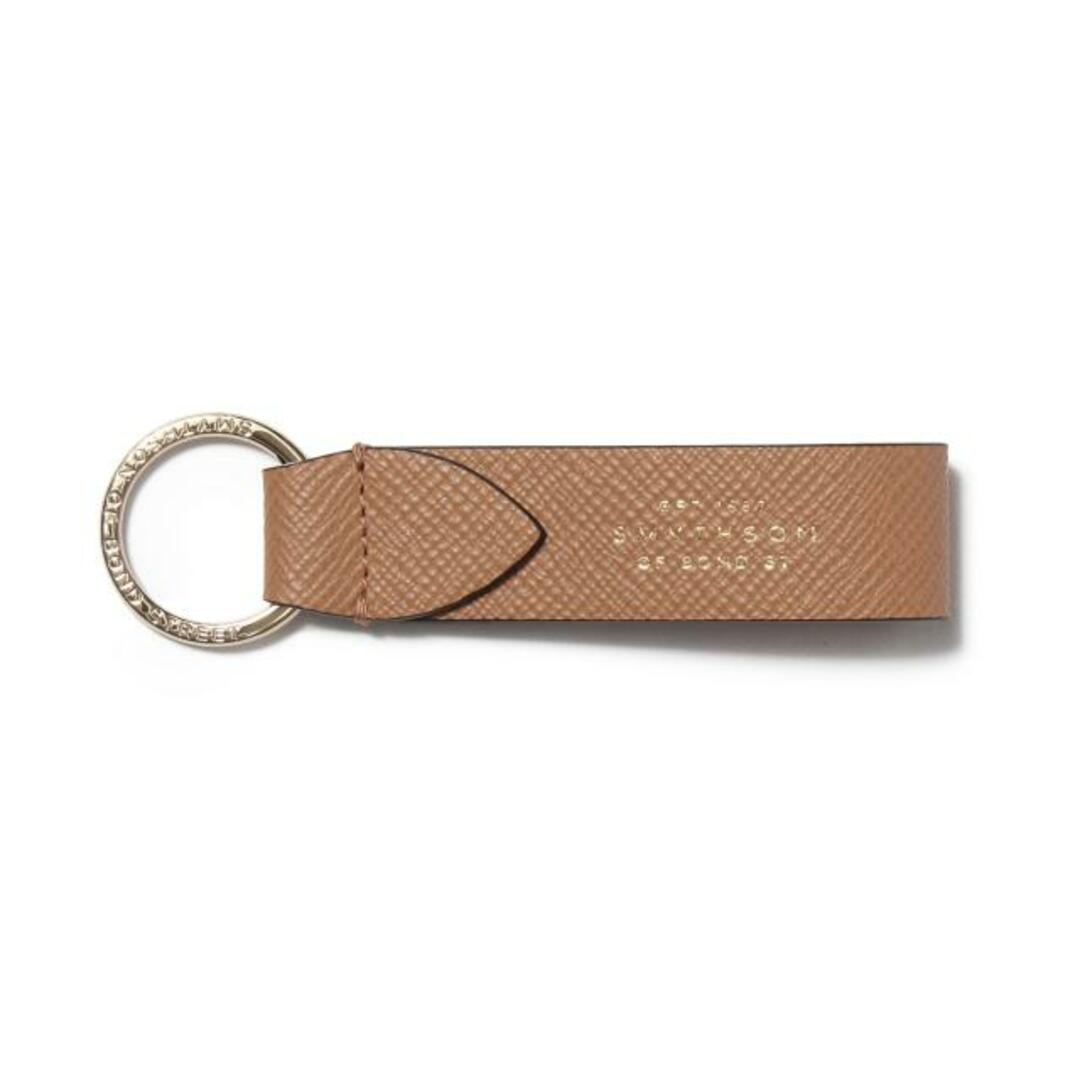 Smythson(スマイソン)の【新品未使用】 スマイソン SMYTHSON キーリング キーホルダー PANAMA KEYRING WITH LEATHER STRAP レザー LIGHT ROSEWOOD 1029806 レディースのファッション小物(キーホルダー)の商品写真