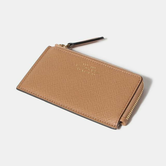 【新品未使用】 SMYTHSON スマイソン 財布 コインケース PANAMA 3CC FLAT COIN PURSE レザー ローズウッド 1029853