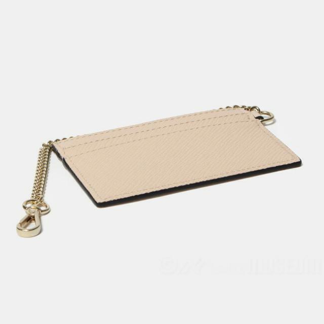 【新品未使用】 スマイソン SMYTHSON カードホルダー カードケース PANAMA FLAT CARD HOLDER WITH CLIP レザー CHAMPAGNE 1200912 2